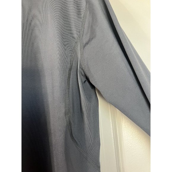 NIKE Pro Combat Fitted TShirt Small‎ Grey Mock Neck Long Sleeve Dri Fit - Picture 3 of 7